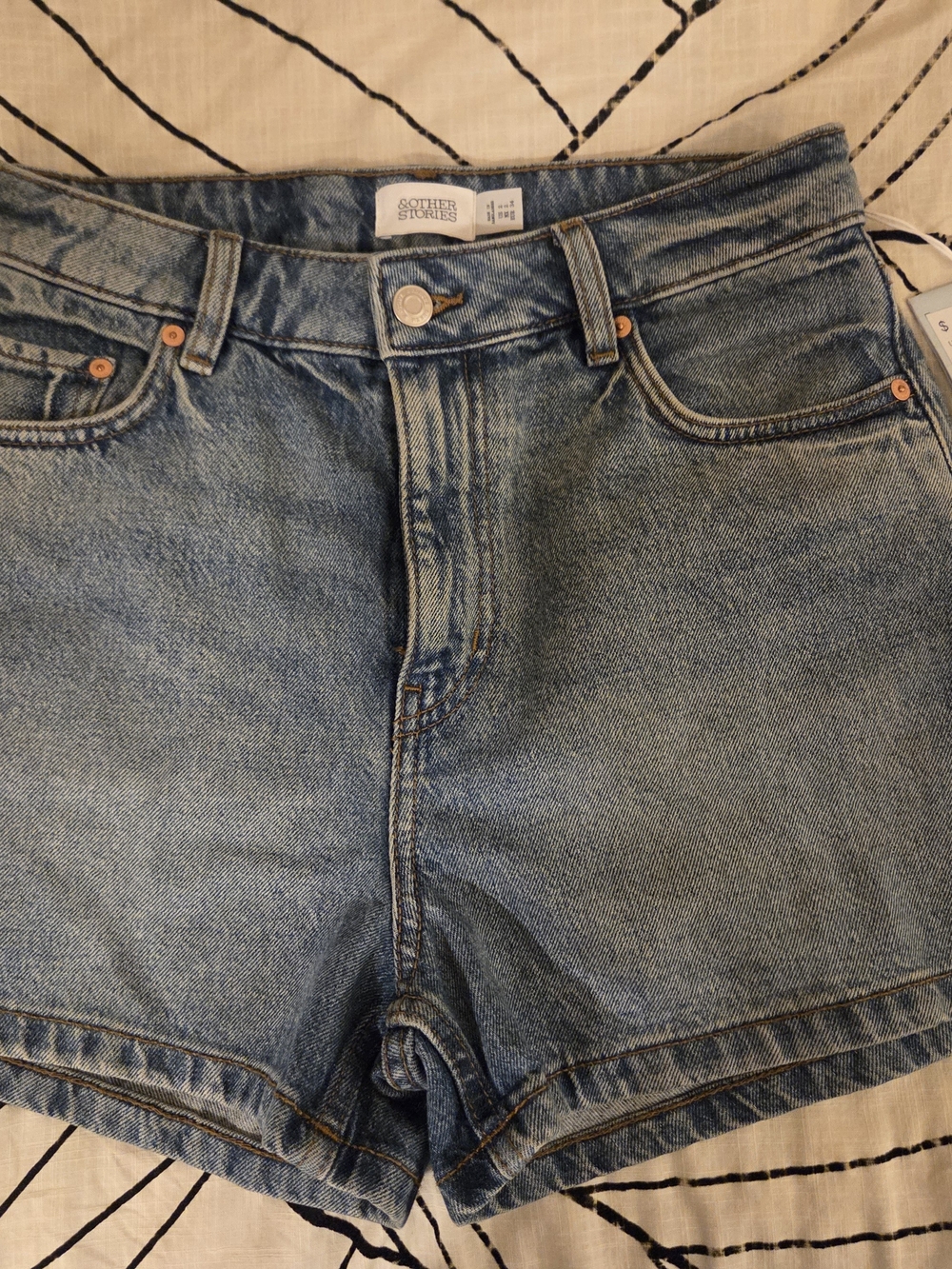 Women’s High-Rise Denim Shorts - Light Blue